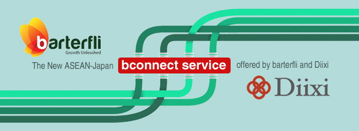 The New ASEAN-Japan bconnect service offered by barterfli and Diixi